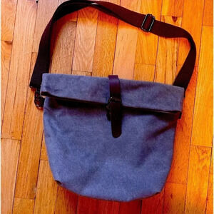 Unique, One of a Kind Canvas Festival Bucket Bag